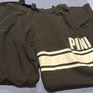 PINK Black Sweat Pants